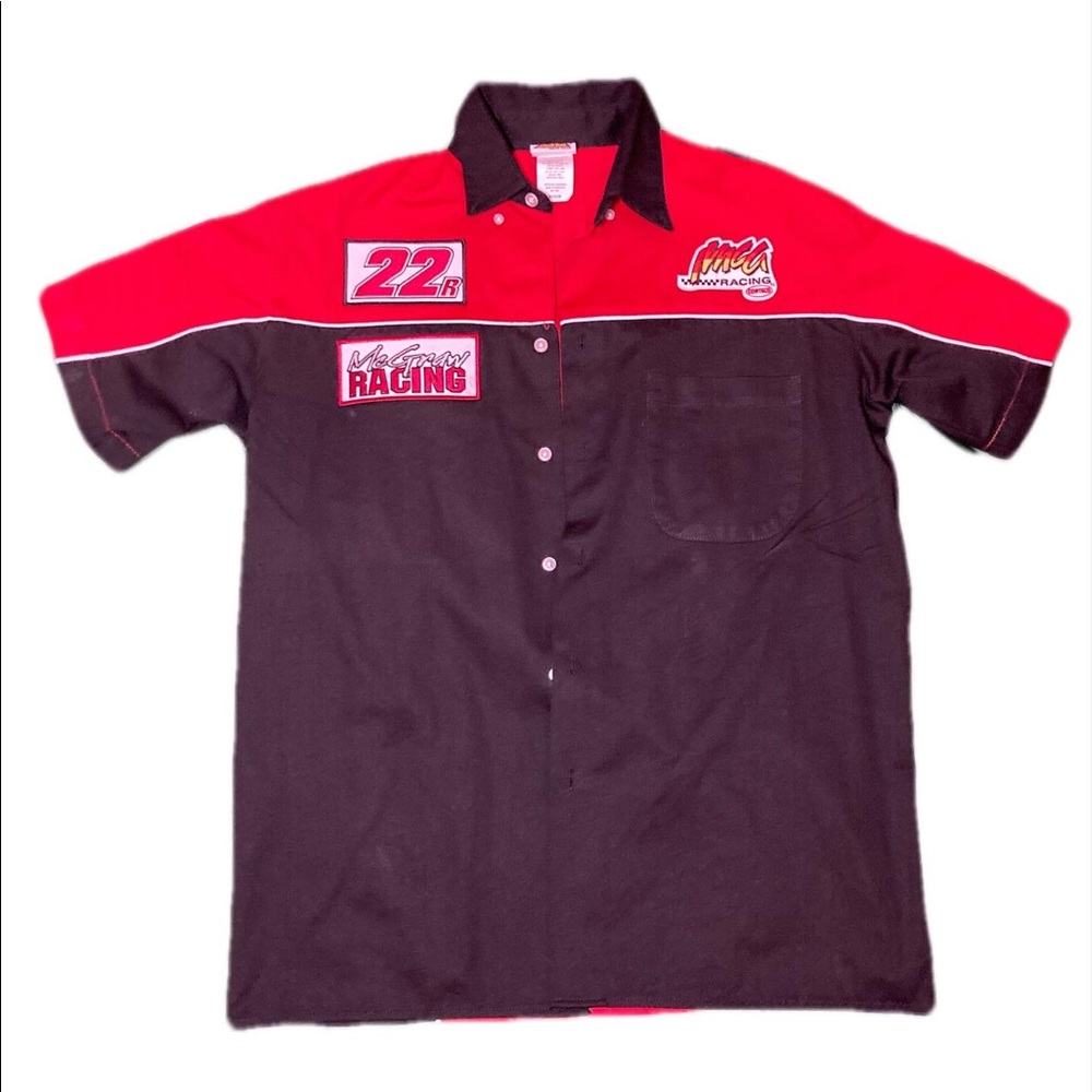 2000’s genuine racing button up T